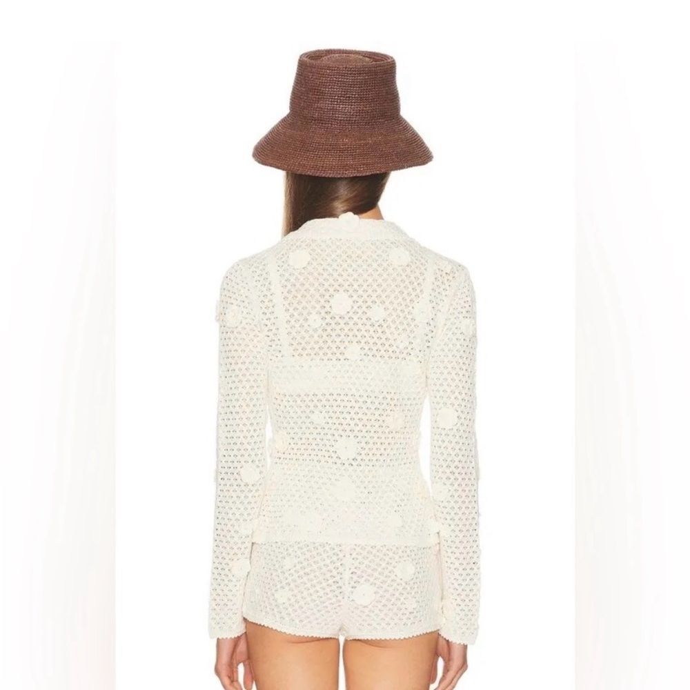 NWT HELSA Rieley Cardigan + Shorts set in cream knit - Picture 10 of 13